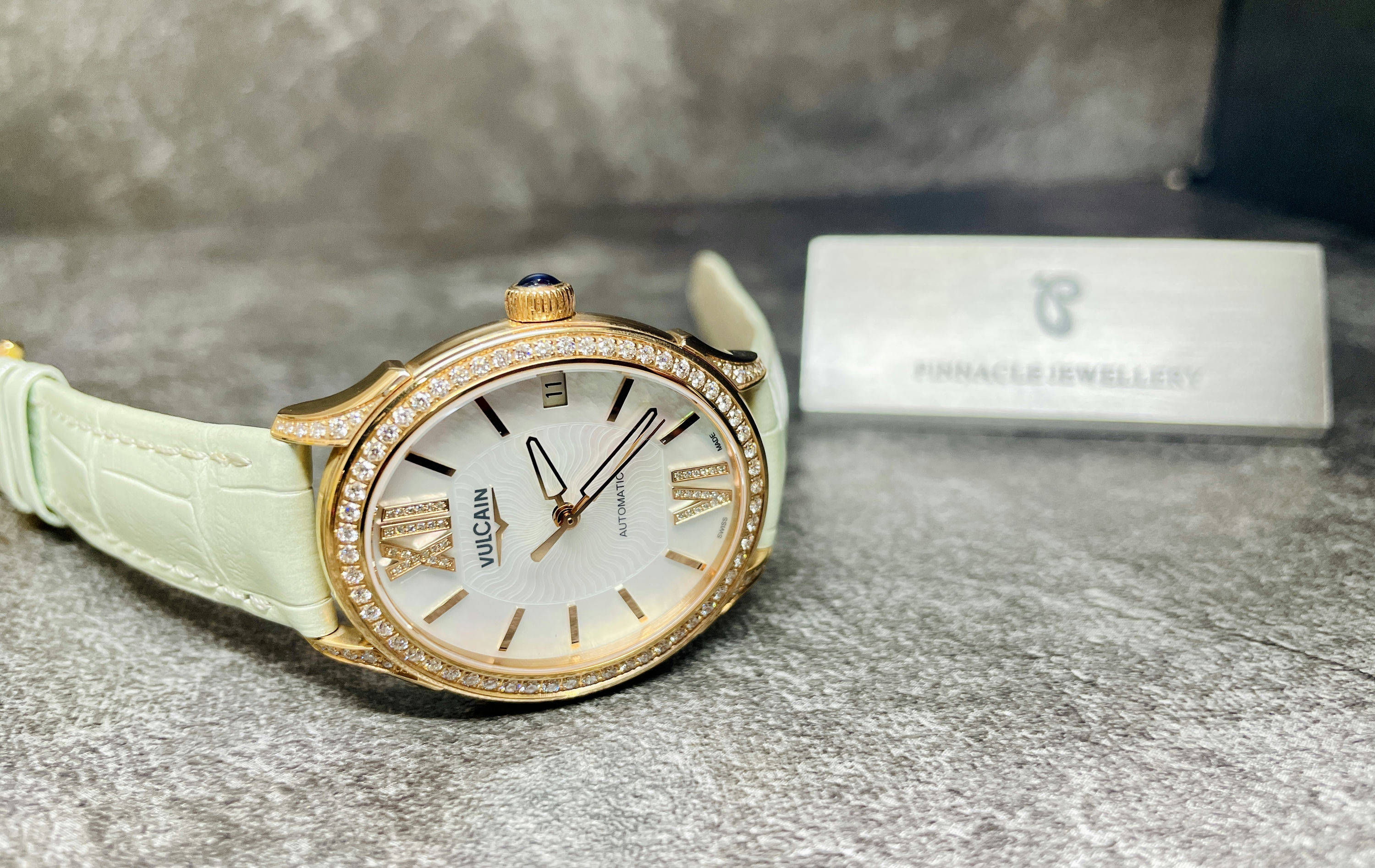 VULCAIN First Lady Automatic 61S564N2T.BBL412 全新名錶