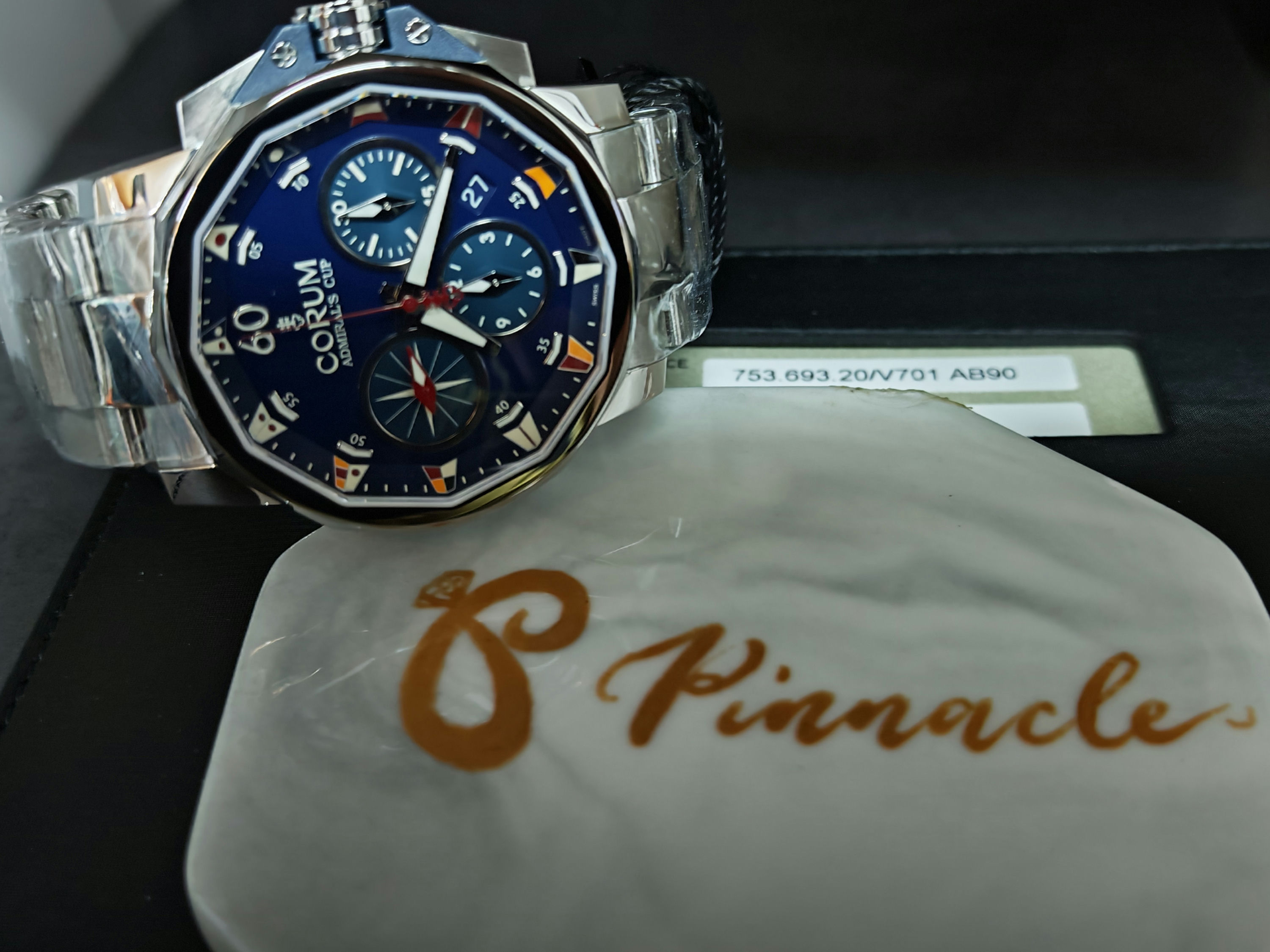 CORUM Admiral's Cup 753.693.20/V701 AB90 New Watch – photo 2