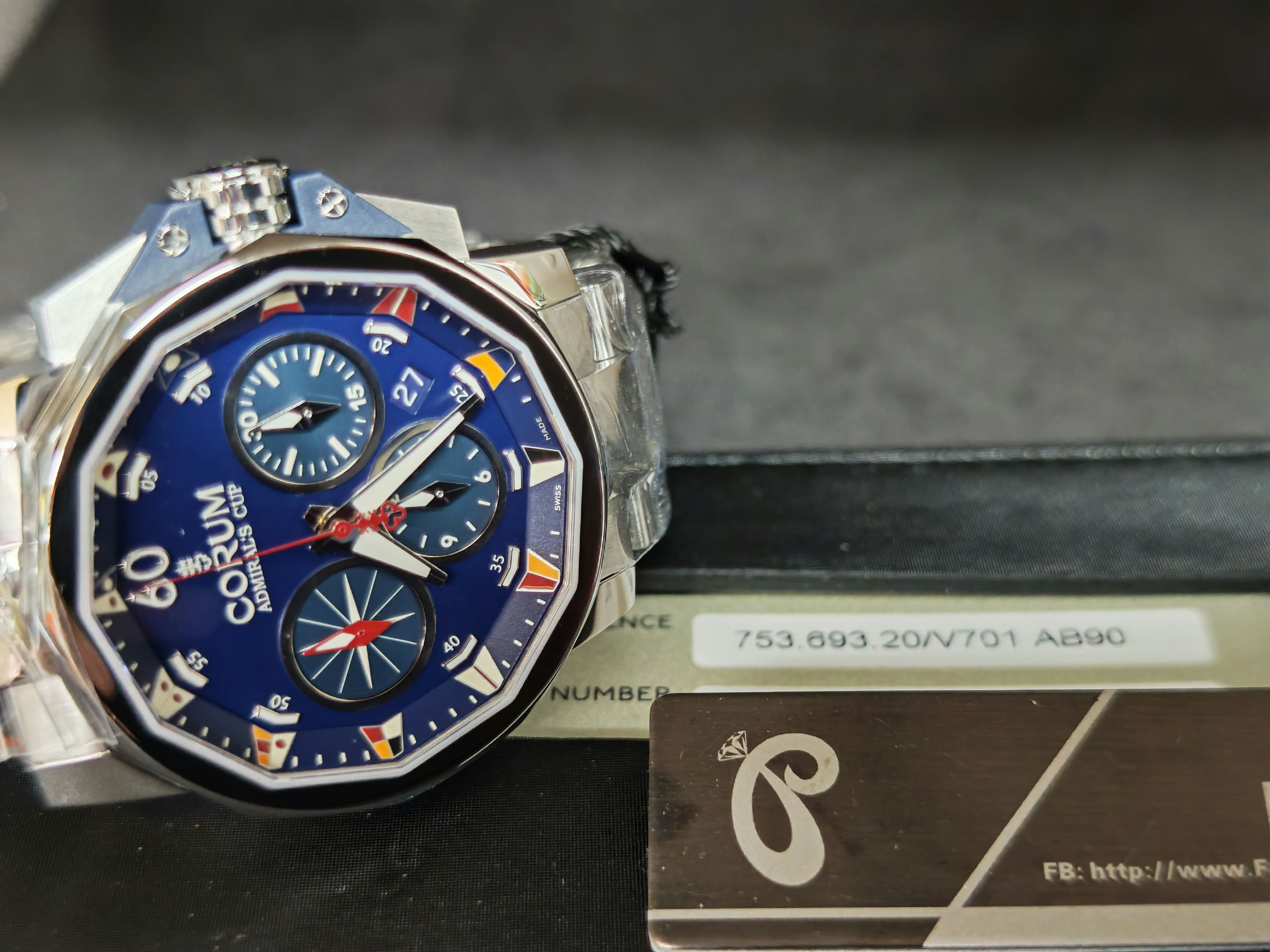 CORUM Admiral's Cup 753.693.20/V701 AB90 New Watch – photo 3