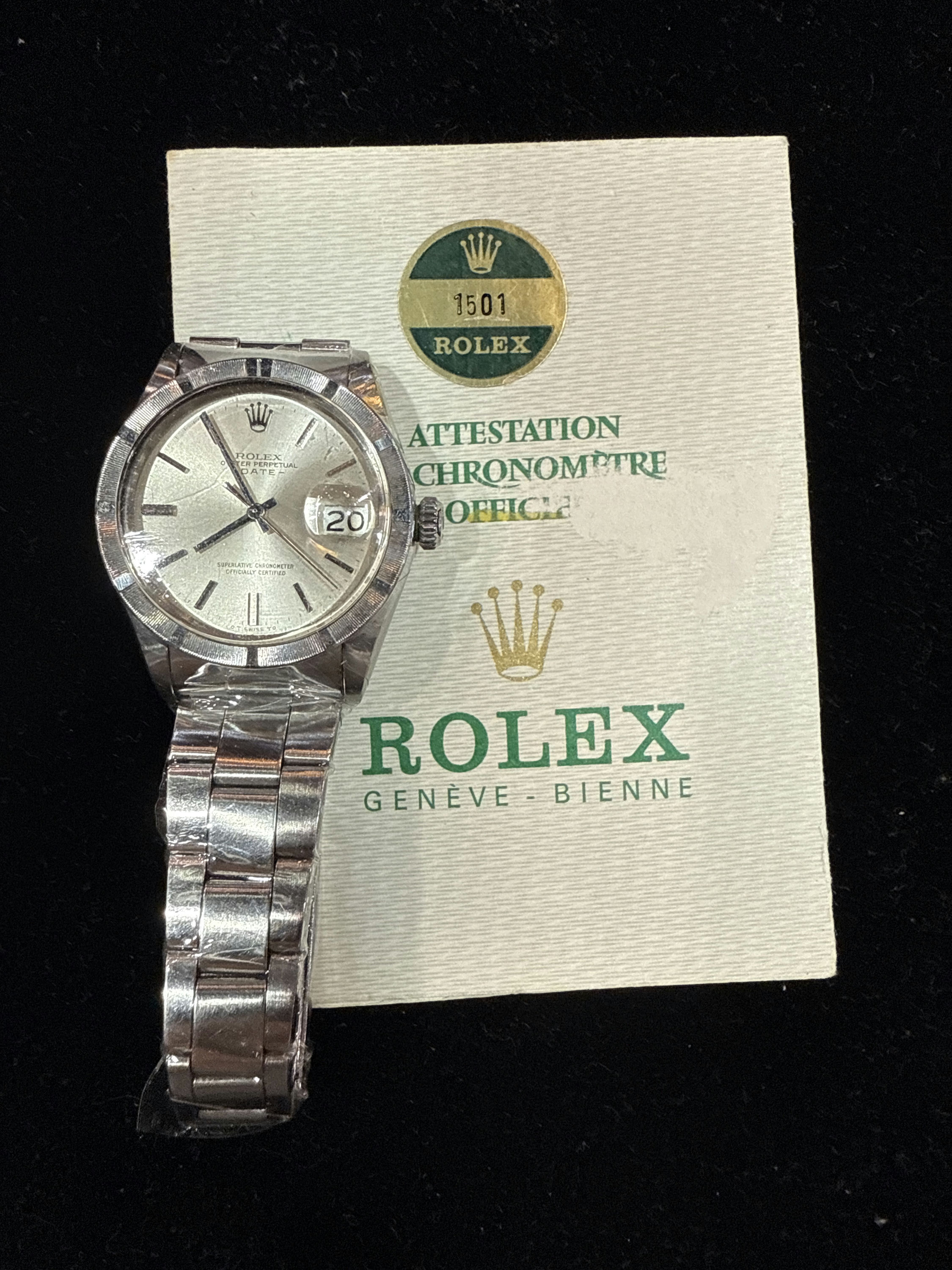 ROLEX Date 1501 Pre-owned Watch – photo 1