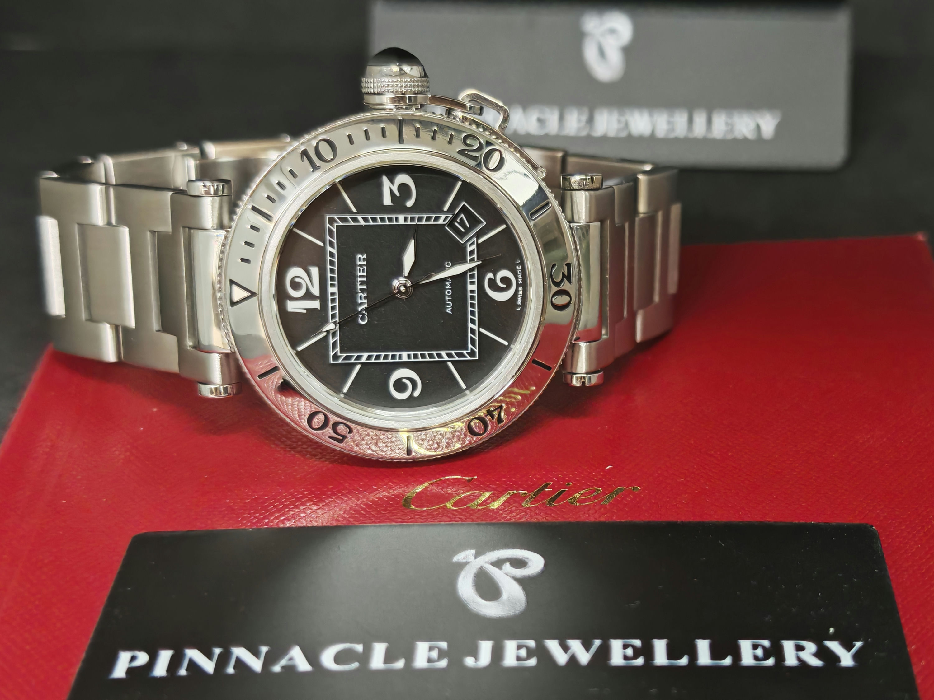 CARTIER Pasha Seatimer W31077M7 Pre-owned Watch