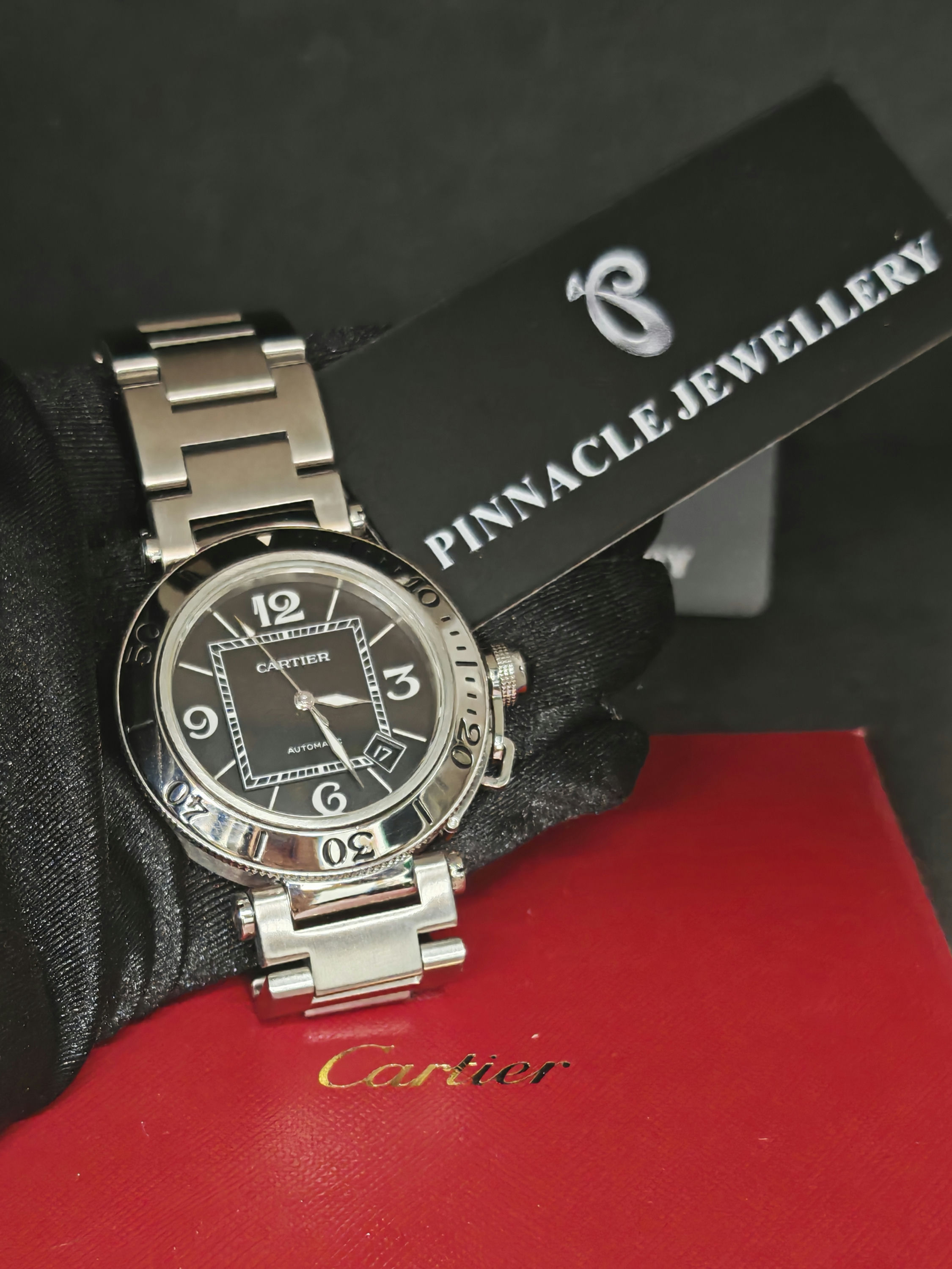 CARTIER Pasha Seatimer W31077M7 Pre-owned Watch – photo 4